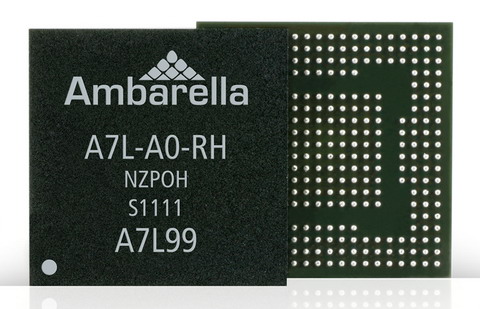Nový procesor Ambarella A7L s podporou 1080p60 videa