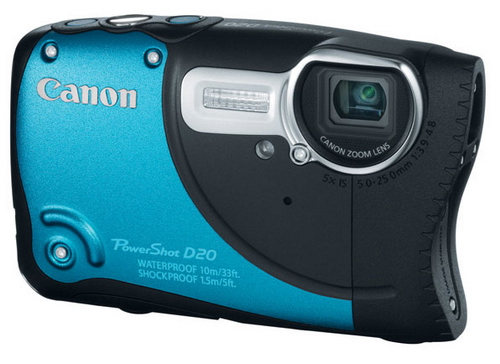 Canon přichází s outdoorovým kompaktem PowerShot D20
