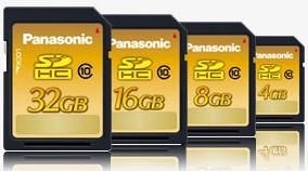 Panasonic představil rychlé SDHC karty Class 10