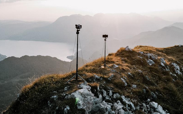 Lumapod, superrychlý stativ s napínacími lany