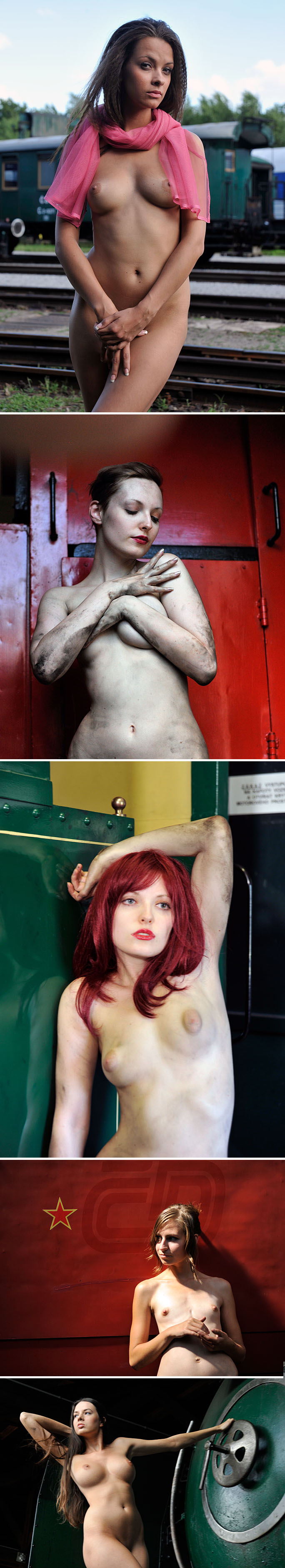 Foto okolo kol 17: Holky a mašiny, kola coby rekvizita