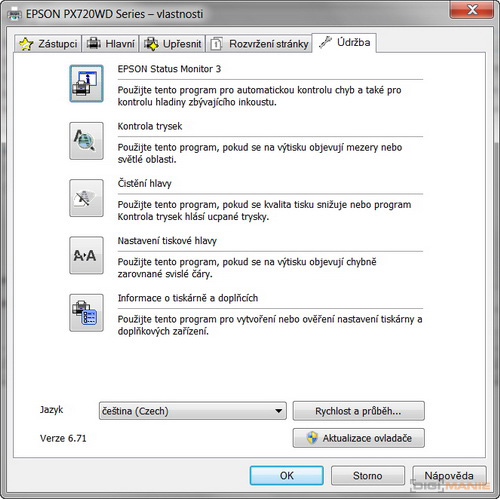 Epson Stylus Photo PX720WD: multifunkční krasavec