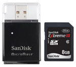 SanDisk představuje 8GB Extreme III SDHC kartu