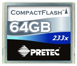 Nové CompactFlash karty SanDisk a Pretec