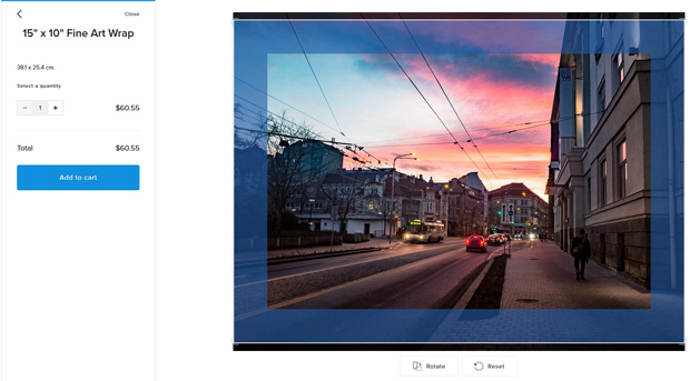 Flickr umožňuje tisk vlastních fotek na papír, plátno i kov