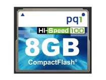 CF karty PQI překračují 8 GB a 15 MB/s!