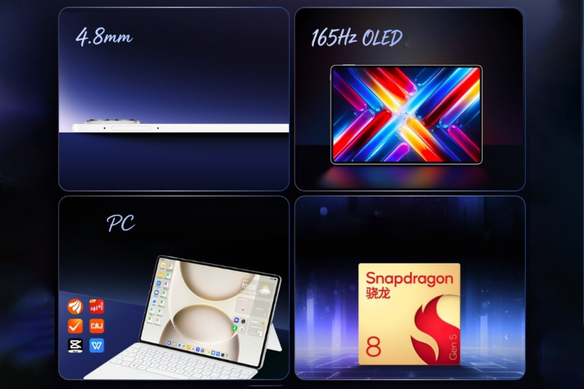 Honor MagicPad3 Pro 12.3: Extrémní OLED a Snapdragon 8 Gen 5