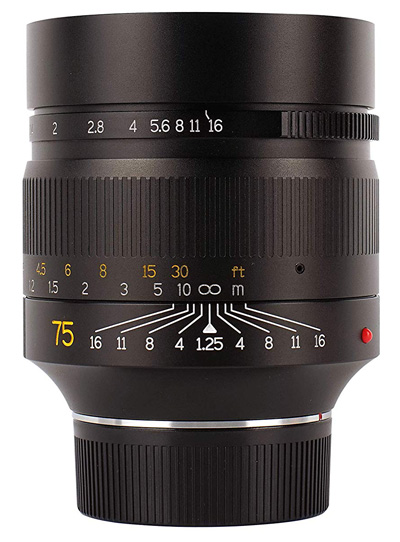 7artisans představuje objektiv 75mm F1.25