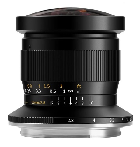 TTartisan uvedl rybí oko 11mm F2.8 pro Fujifilm GFX