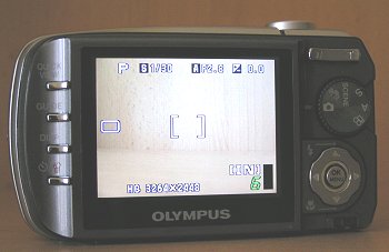 Kapesní rychlý Olympus s velkým displejem