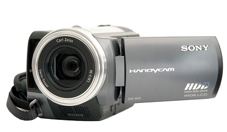 Videokamera s pevným diskem: Sony Handycam DCR-SR70