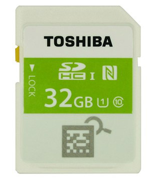 Toshiba uvádí první SDHC kartu s NFC