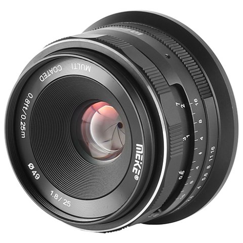 Meike uvádí levný objektiv 25mm F1.8 za pouhých $75