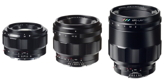 Voigtländer představuje tři nové objektivy pro Sony FE