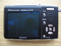 Sony Cyber-shot DSC-T5 - foticí kreditka