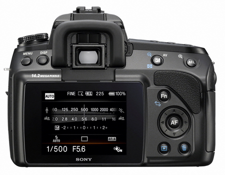 Nová zrcadlovka Sony Alpha 450