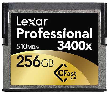 Lexar uvedl karty Professional CFast 2.0 3400x