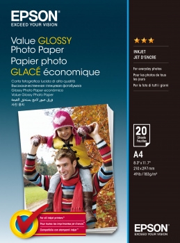Levný fotopapír Epson Value Glossy Photo Paper