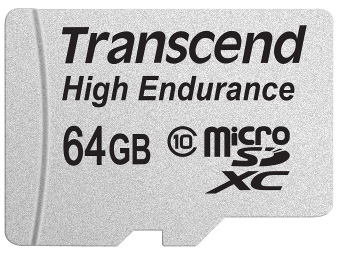 Vysoce odolné microSDXC paměťové karty Transcend High Endurance