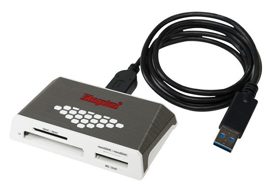 Kingston uvedl USB 3.0 čtečku karet FCR-HS4 a CF karty 600× 64GB