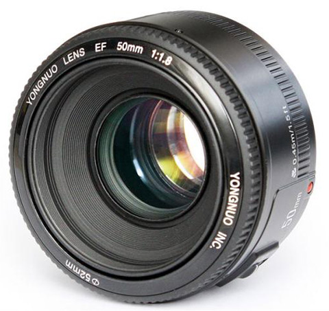 Yongnuo uvádí klony objektivů Canon, vedle 50mm F1.4, 50mm F1.8 nově i 35mm F2