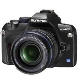 Olympus E-420: Zrcadlovka do kabelky