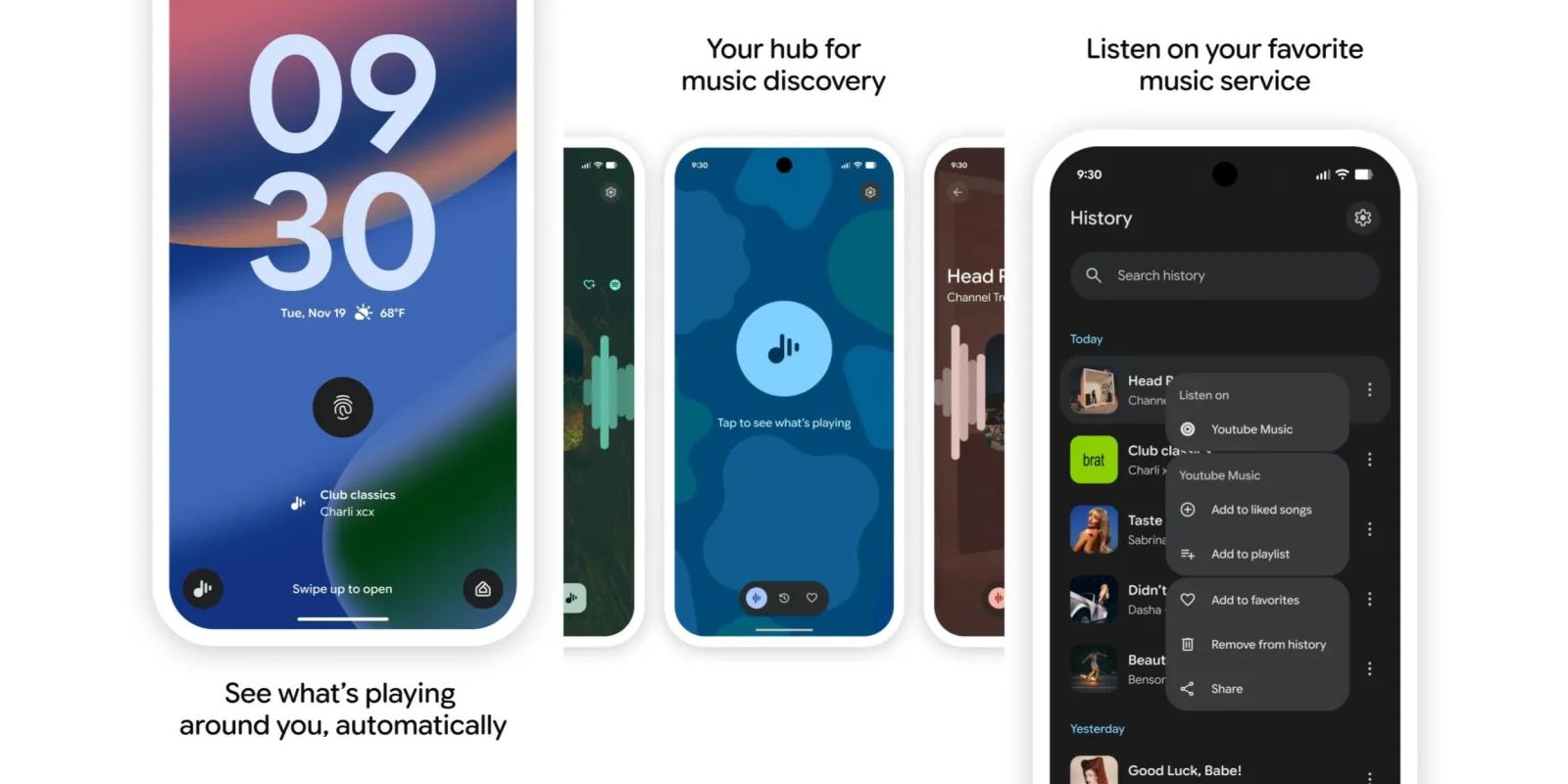 Google vyslyšel uživatele Pixelů, funkce Now Playing je zpět