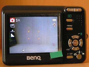 BenQ DC C800: Kapesní levný osmimegapixel