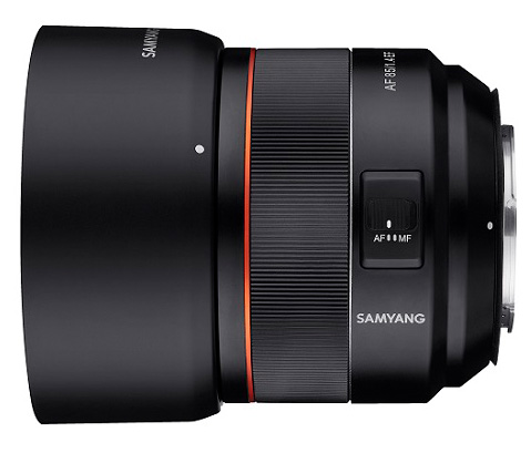 Samyang uvedl kompaktní AF 85mm f/1.4 EF pro Canon