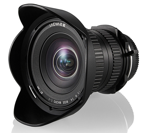 Venus Optics uvedlo širokoúhlý 15mm F4 1:1 makro objektiv