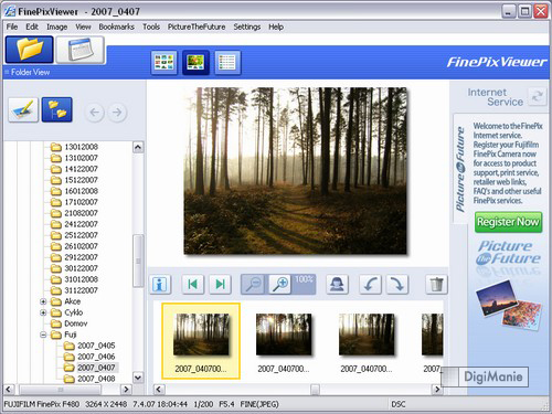FinePix F480: levný kompakt se širokoúhlým objektivem