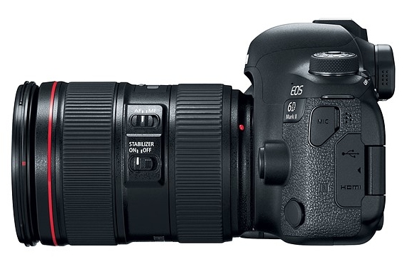 Základní full frame DSLR Canon EOS 6D Mark II s 26MPx čipem