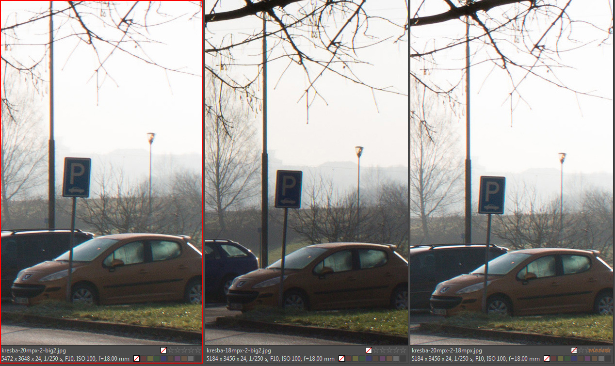 Souboj senzorů: APS-C Canon 18 MPx vs. 20 MPx