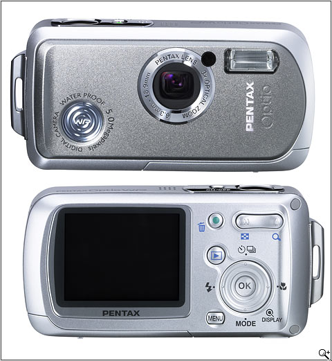 Pentax OptioWP - 5Megapixelový vodomil