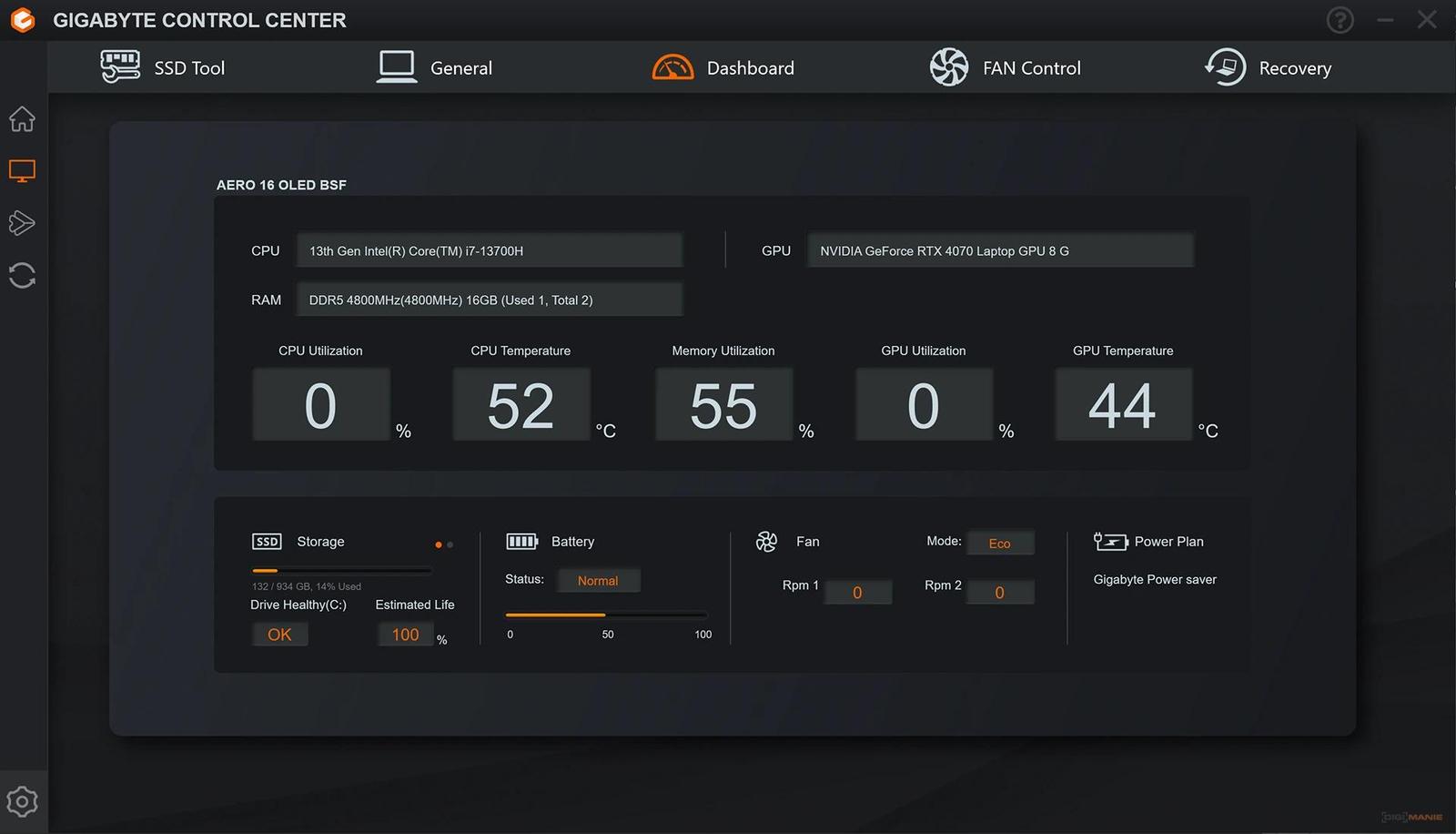 Gigabyte Aero 16 BSF: velké zlepšení a RTX 4070 k tomu