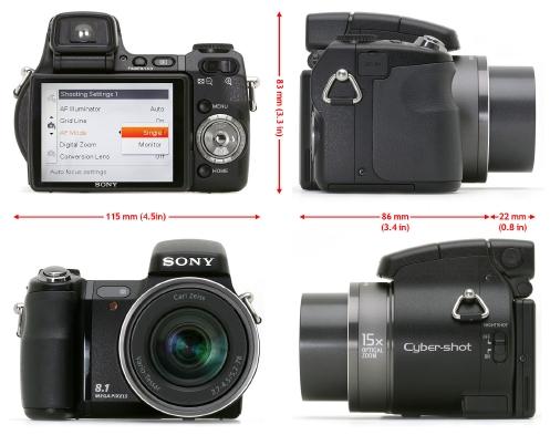 Sony Cyber-shot DSC-H9: s nočním viděním