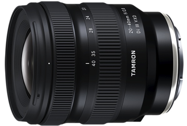 Tamron oznámil vývoj objektivu 20-40mm f/2.8