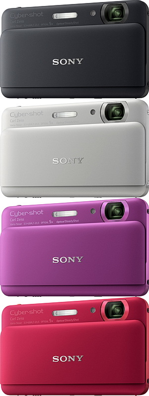 Sony TX55: 12,2mm ultrakompakt s BSI CMOS