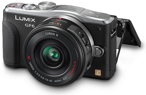 Panasonic Lumix GF6 s Wi-Fi a otočným displejem