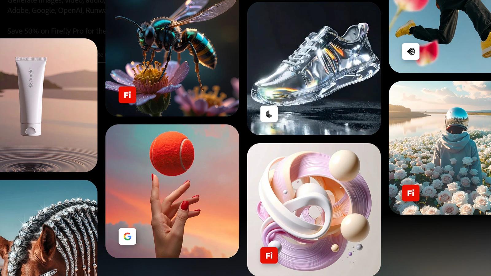 Předplatné Adobe Firefly se stává hubem pro generativní AI celého světa