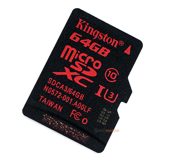 Kingston microSDXC UHS-I U3 64 GB 90R/80W SDCA3/64GB