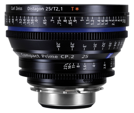 Carl Zeiss uvedl Distagon CP.2 25mm T2.1 a chystá CZ.2 28-80 T2.9