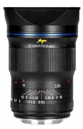 Laowa uvádí 4 objektivy Argus se světelností F0,95