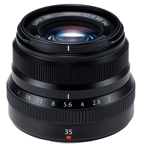 Vodě odolný objektiv Fujinon XF 35mm F2 R WR
