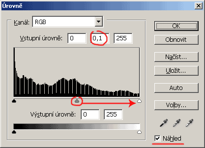 Úpravy fotografií v PC, 3.díl - kontrast