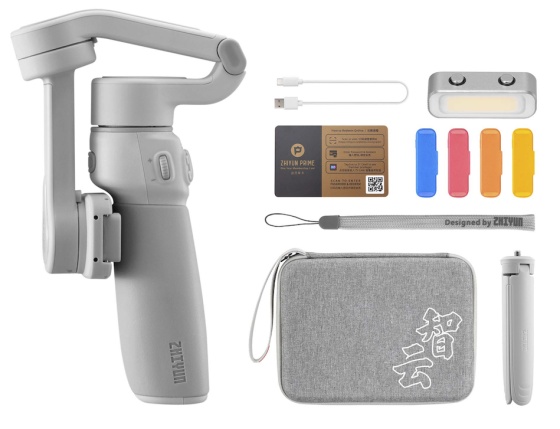 Zhiyun Smooth-Q4: gimbal pro smartphony s pomocným světlem LED