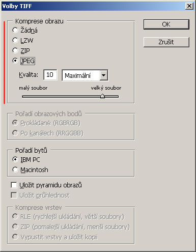 Formáty pro ukládání fotografií - 7.díl: TIFF