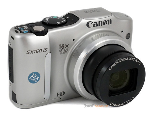 Canon PowerShot SX160 IS: více megapixelů i zoomu