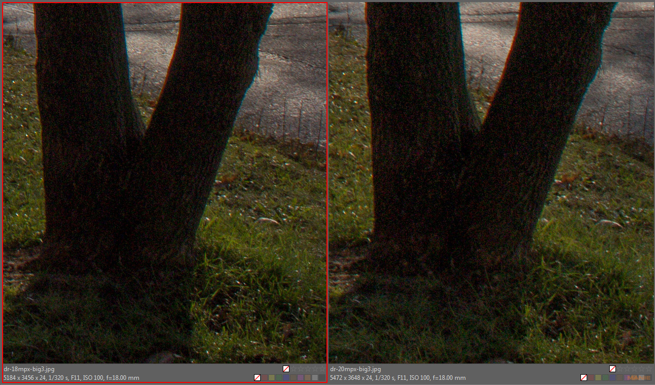 Souboj senzorů: APS-C Canon 18 MPx vs. 20 MPx