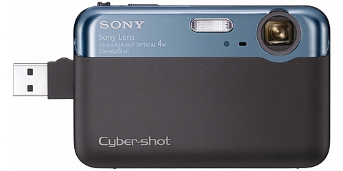 Sony DSC-J10: Cyber-shot se 4 GB a USB konektorem